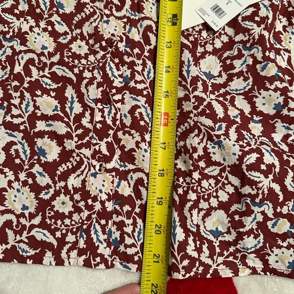 NWT Joie Women's Antin Floral Print Button Front Blouse Size Small Cotton - Picture 11 of 13